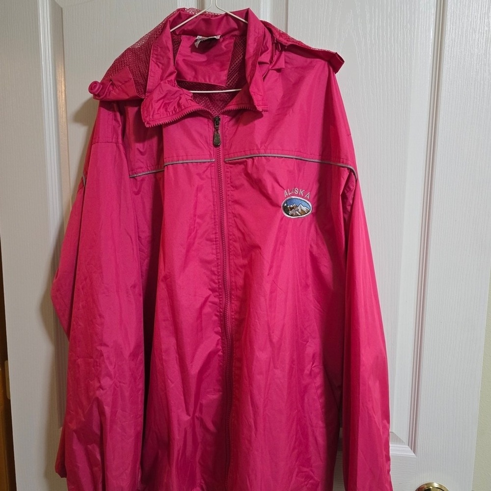 Dimco Apparel‎ Women's Pink Rain / Windbreaker Alaska Jacket 4X /0027